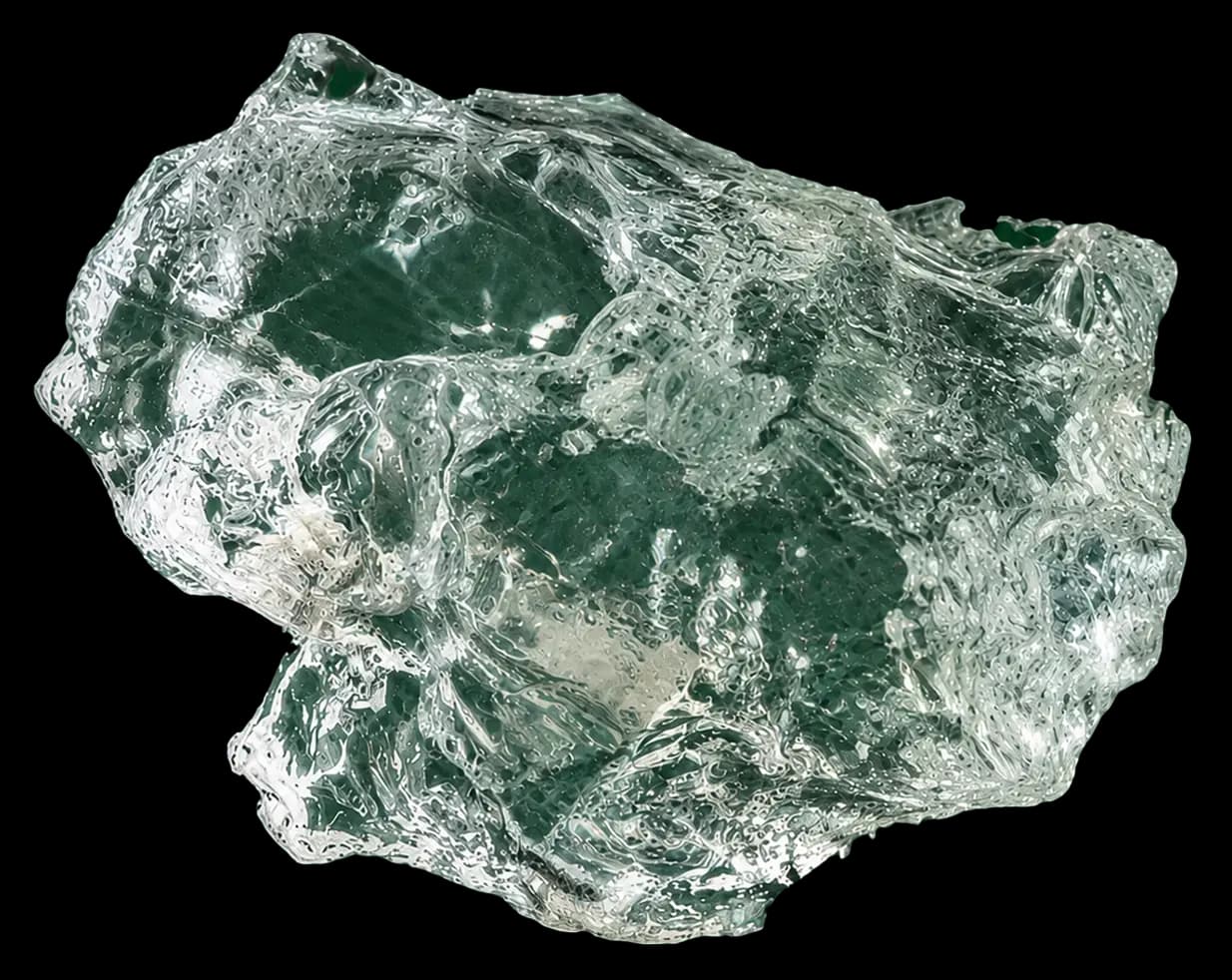 A transparent Polyter hydro-retaining granule